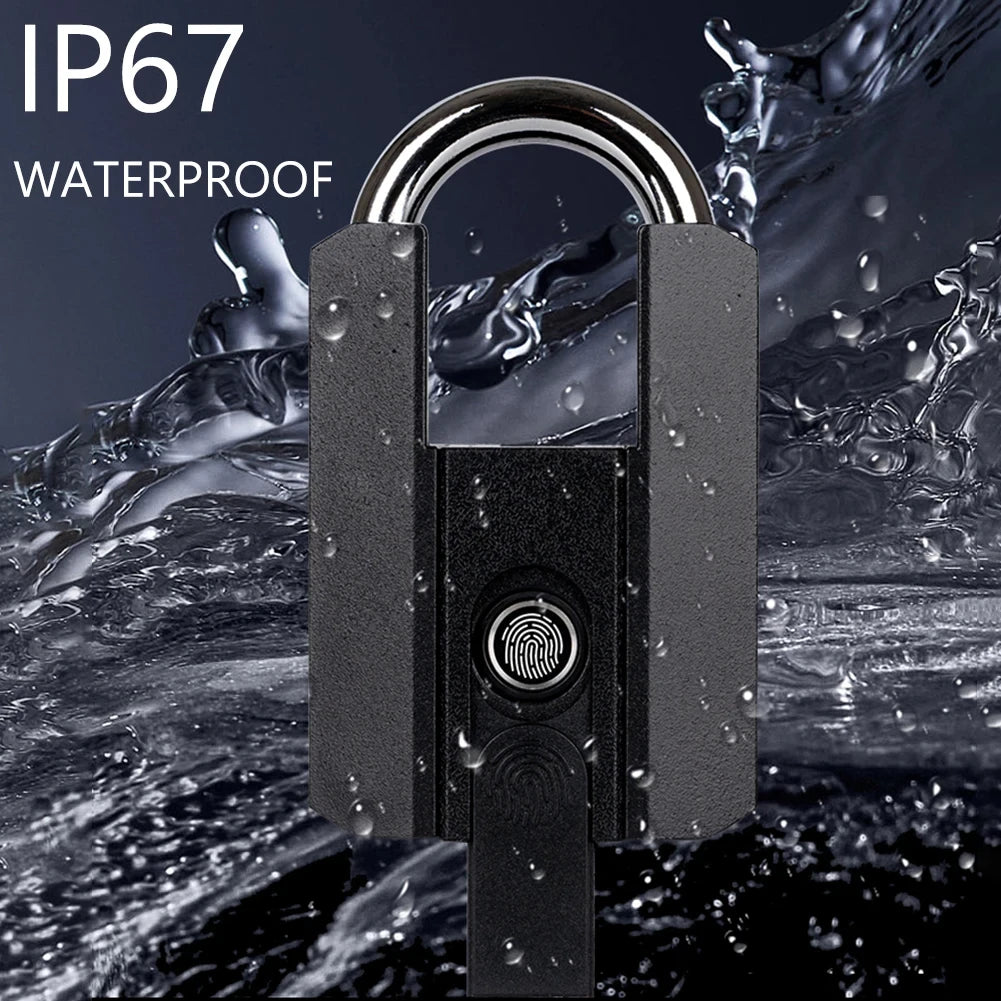 BBDHOME Smart Padlock TTlock App Control Fingerprint Keyless Waterproof IP67 Outdoor Biometric Tough Suitable Gym High Quality
