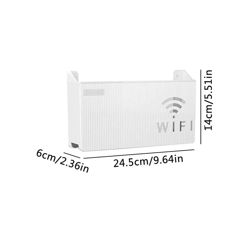 Wireless Wifi Router Shelf Storage Box Wall Hanging ABS Plastic Organizer Box Cable Power Bracelet Organizer Box Home Decor New