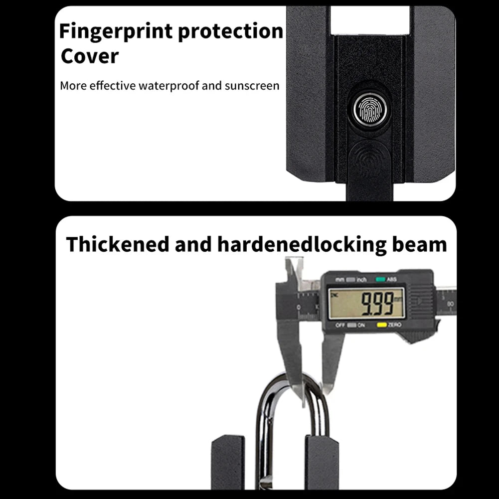BBDHOME Smart Padlock TTlock App Control Fingerprint Keyless Waterproof IP67 Outdoor Biometric Tough Suitable Gym High Quality