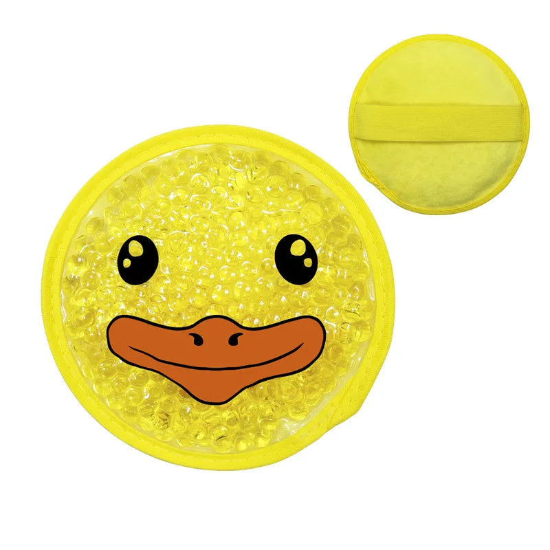 Reusable Cartoon Gel Ice Pack for Injuries Dual Hot & Cold Compress Cute Cold Hot Pack For Elbow Knee Toothaches First Aid