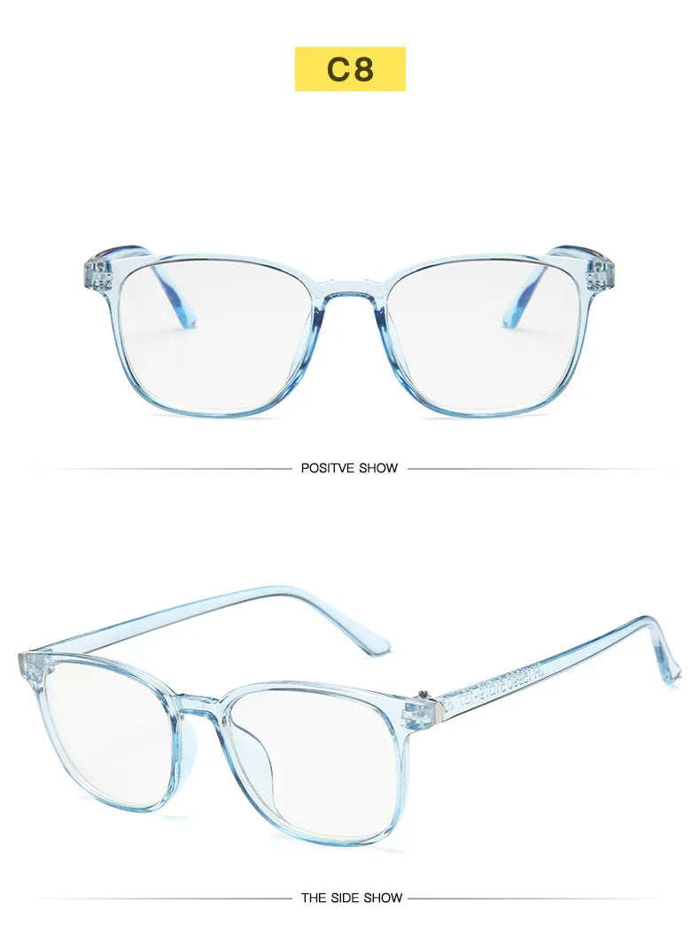 Clearance_Transparent square Computer Glasses pc Frame Women Men Anti Blue Light round Eyewear Blocking Glasses Optical Spectacl