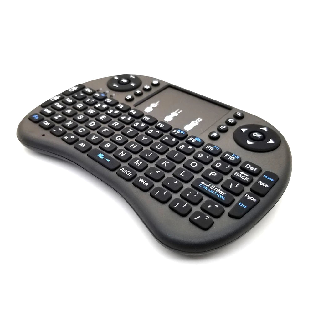 MRSVI I8 2.4G Mini Wireless Keyboard Classic Black Air Mouse Remote Control Touchpad for Android TV Box PC Smart TV