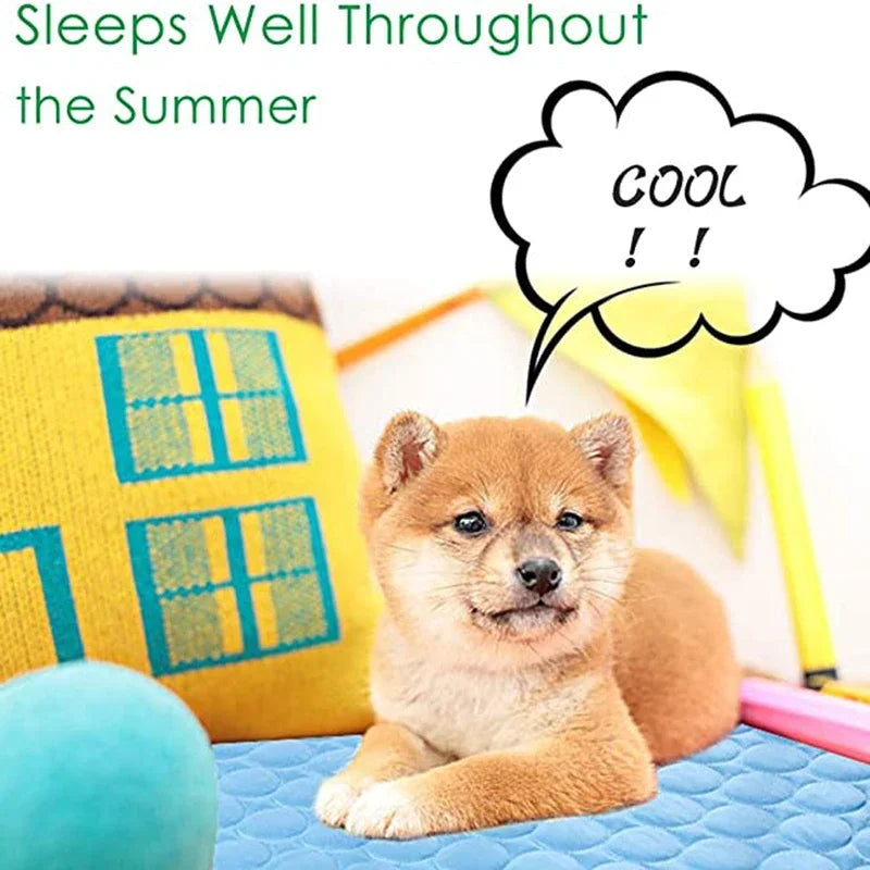 Premium Breathable Cooling Pet Mat for Summer Comfort