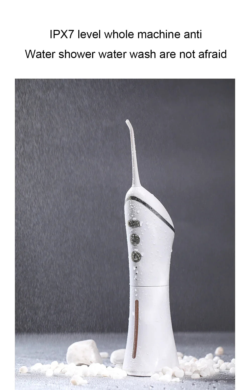 TINSOL Electric Tooth Flosser High Pressure Jet Flosser Electric Toothbrush Whitening USB Rechargeable Gum Care Jet Scaler
