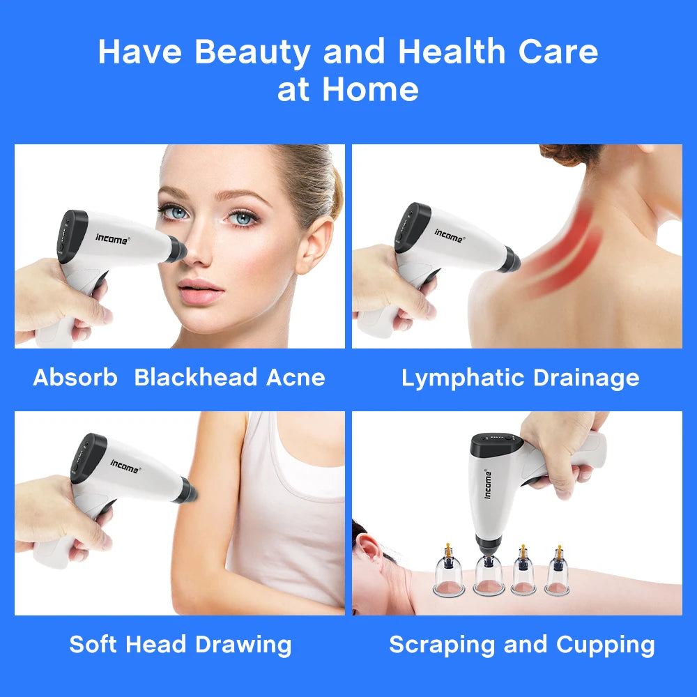 Electric Vacuum Cupping Massage Set Vaccum Massager Cupping Therapy Set Anti Cellulite Suction Cups Massage Physiotherapy Jars