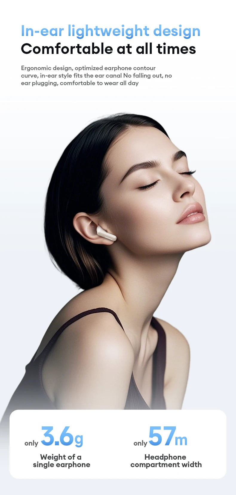 Lenovo LE209 Wireless Bluetooth Earphone ANC Noise Reduction HiFi Music Bluetooth Headphone 30H Battery Life Gaming Headset