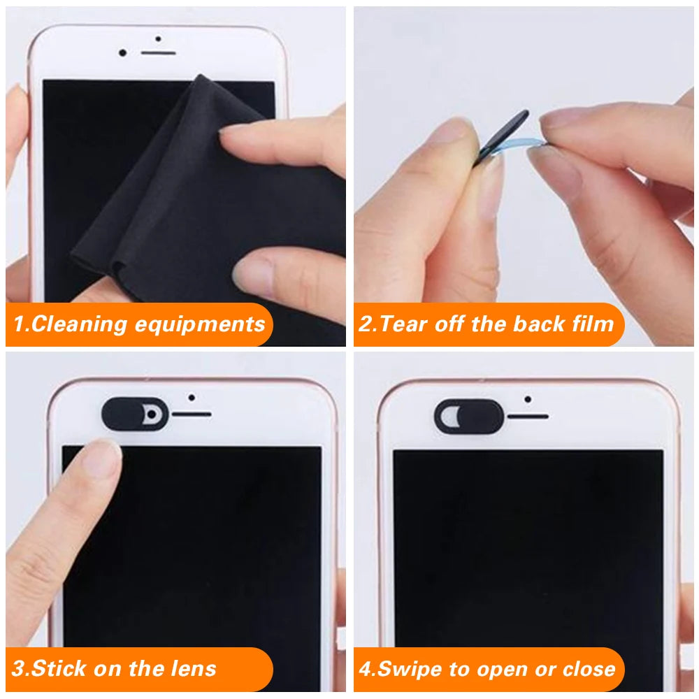 20-1PCS Webcam Camera Covers Privacy Sticker Anti-Peeping Protector Shutter Webcam Camera Lens Cover for Laptop iPad PC Macbook