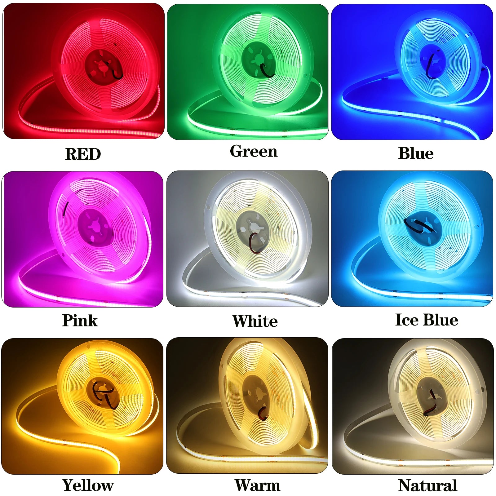 New 5V LED COB Light Strip Dimmable With Touch Sensor/ON OFF Switch USB Flexible LED Tape Christmas TV Backlight Adhesive Tape