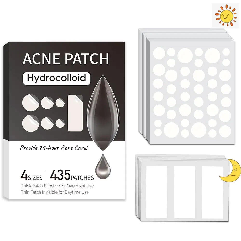 Hydrocolloid Patch Acne Invisible Pimple Removal Multi-shape Mixing  Full Face Pimple Patches Beauty Makeup Face Care