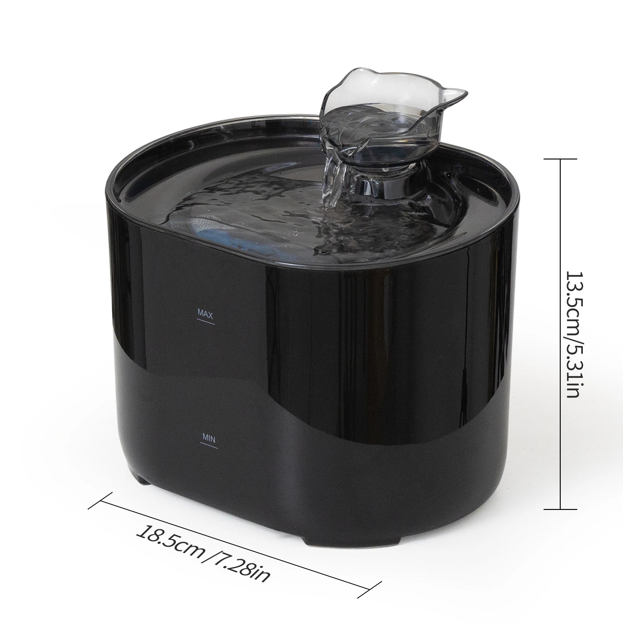 Bebedouro Automático para Gatos com Filtro, Dispensador de Água para Cães e Gatos, Bomba Elétrica USB Silenciosa, Orelha de Gato, Bebedouro para Animais de Estimação