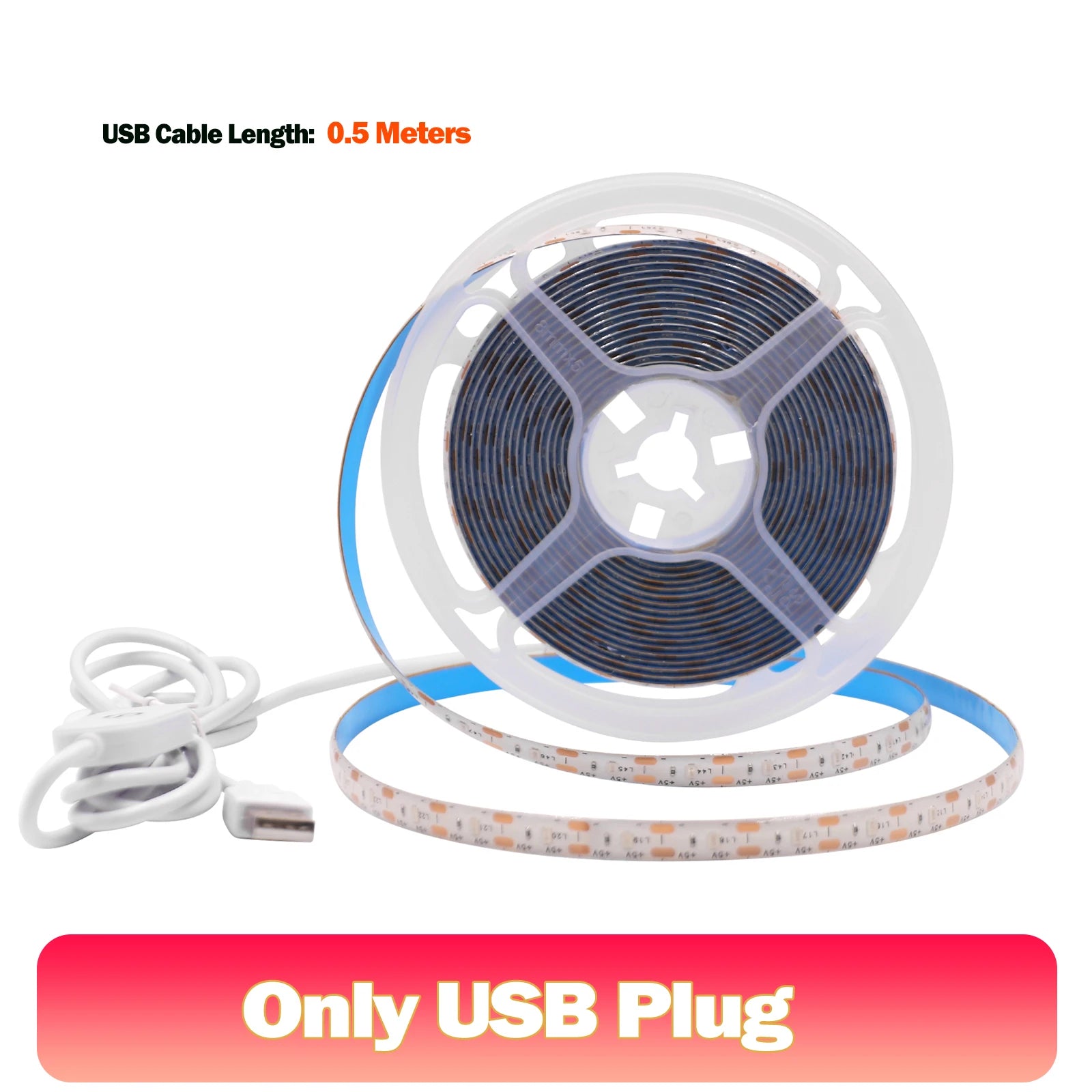 5V USB LED Strip Light Dimmable 2835 SMD Cabinet Night Lighting