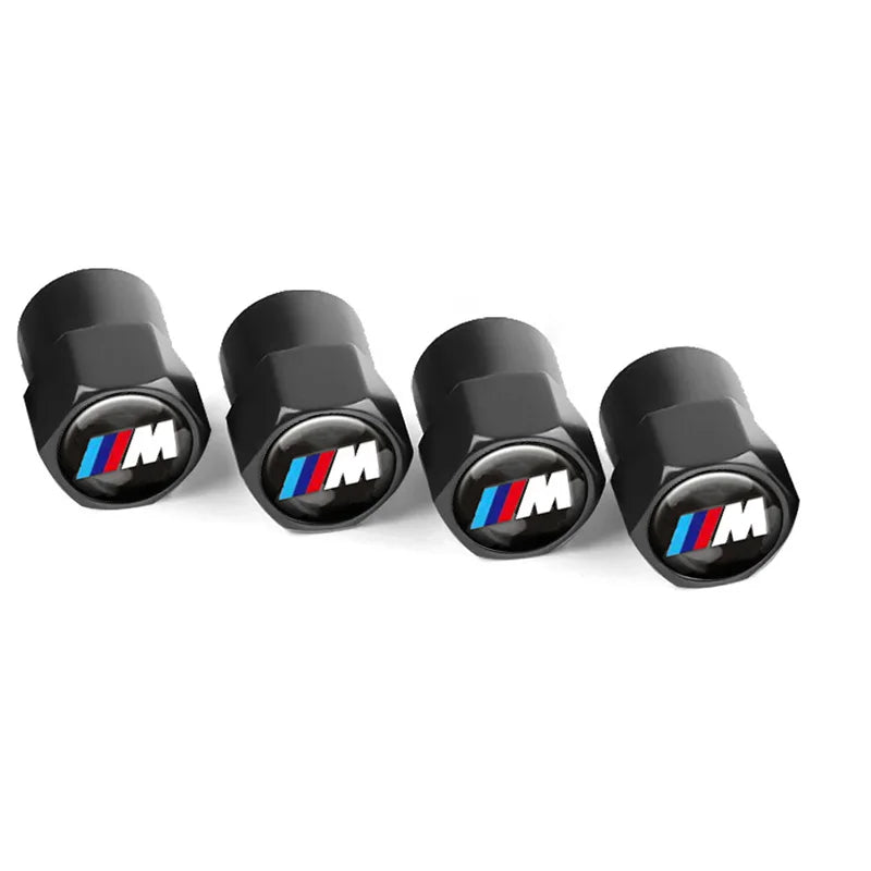 4Pcs Car Styling Wheel Tire Valve Caps Cover Accessories For BMW M Sports E36 E39 E46 E60 E90 E90 F10 F30 G20 G21 G30 G11 F15 X5