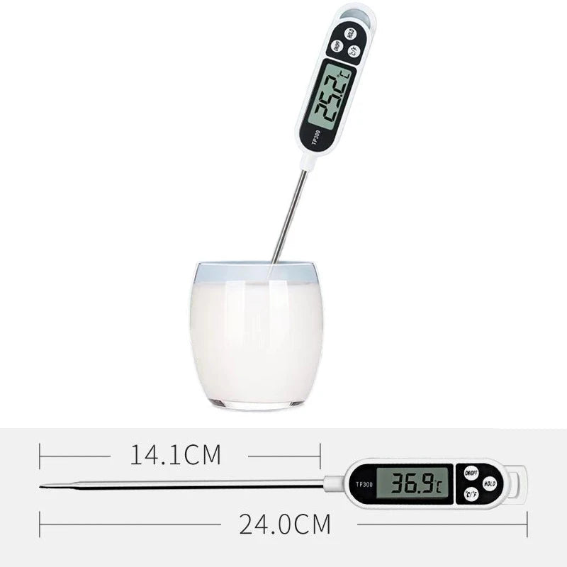 TP300 Precision Digital Food Thermometer for Meat Milk BBQ