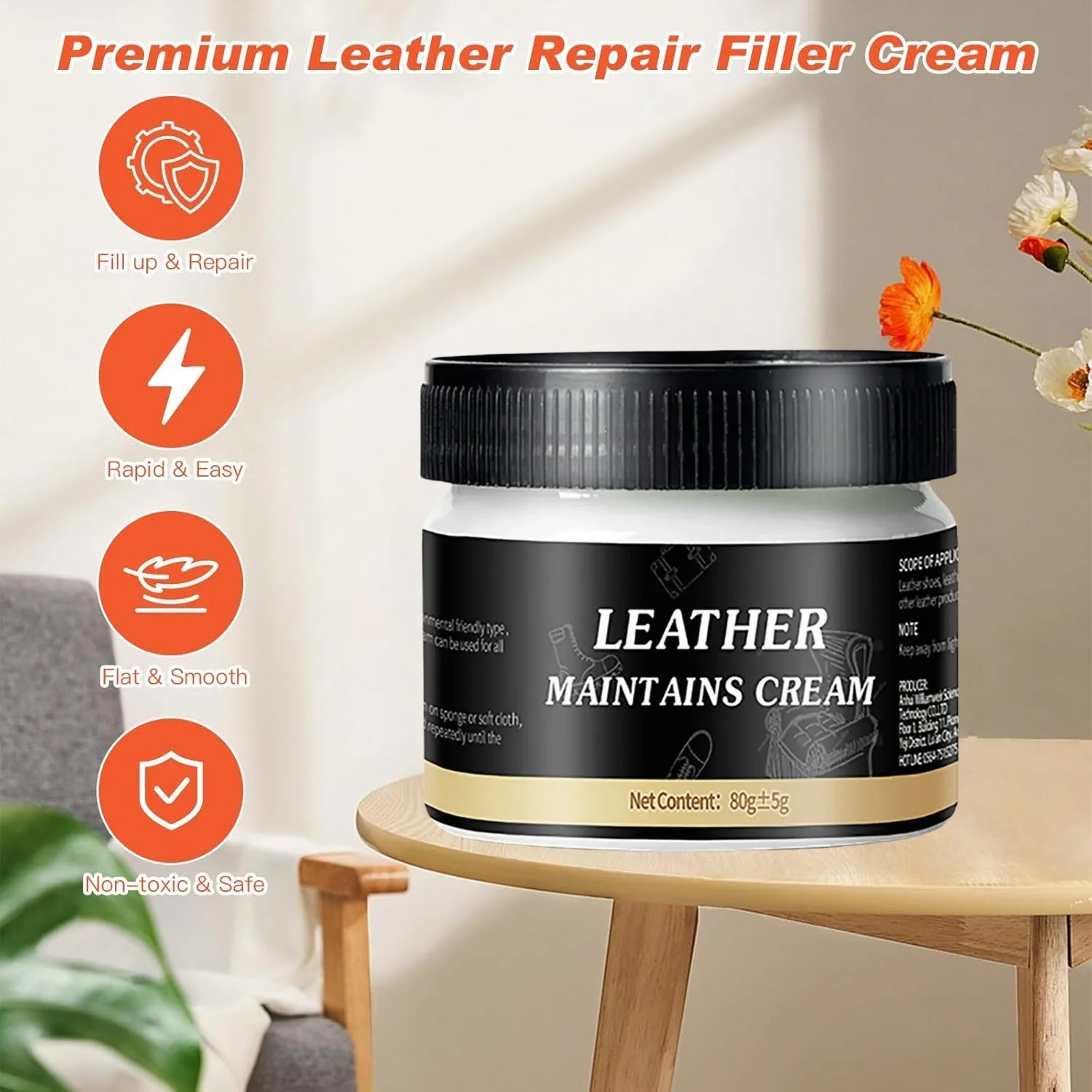 100g Leather Maint Ains Cream and Shoes Boots Bag Repair Polishing Cleaner Leather Coat Car Seats Deeply Nourishing Care