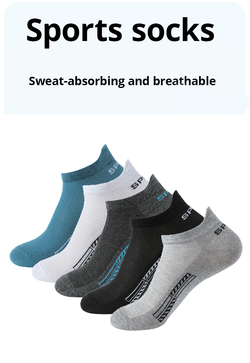 Breathable Summer Mesh Performance Low-Cut Socks