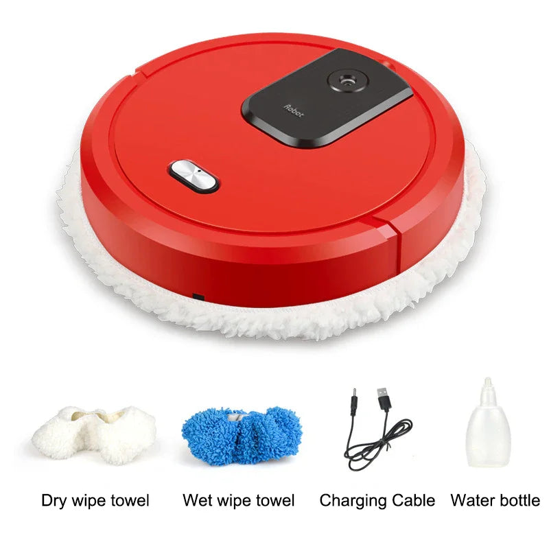Smart Sweeping and Mop Robot Vacuum Cleaner Dry and Wet Mopping Rechargeable Robot Home Appliance with Humidifying Spray