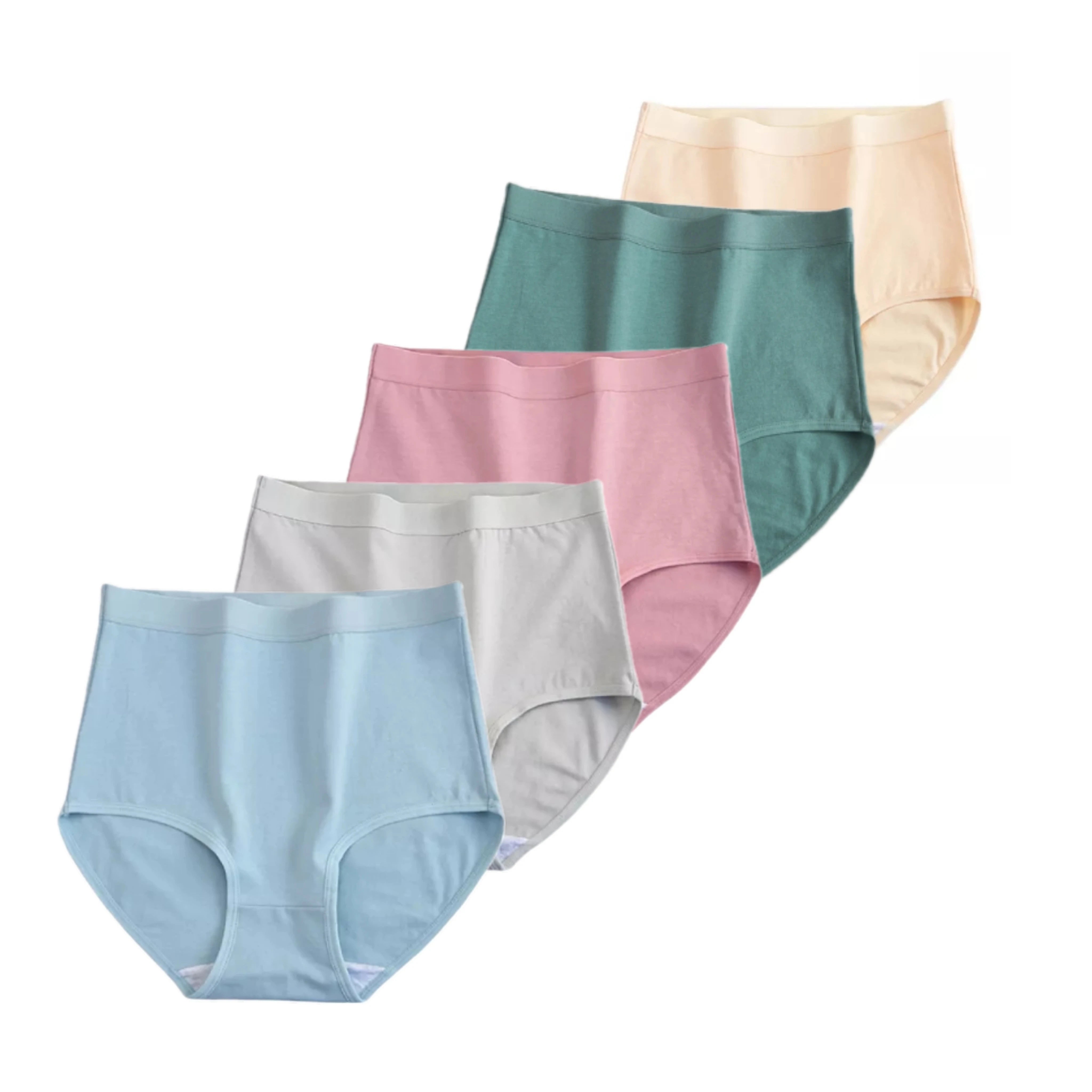 High Waist Seamless No Show Knickers 5-Pack