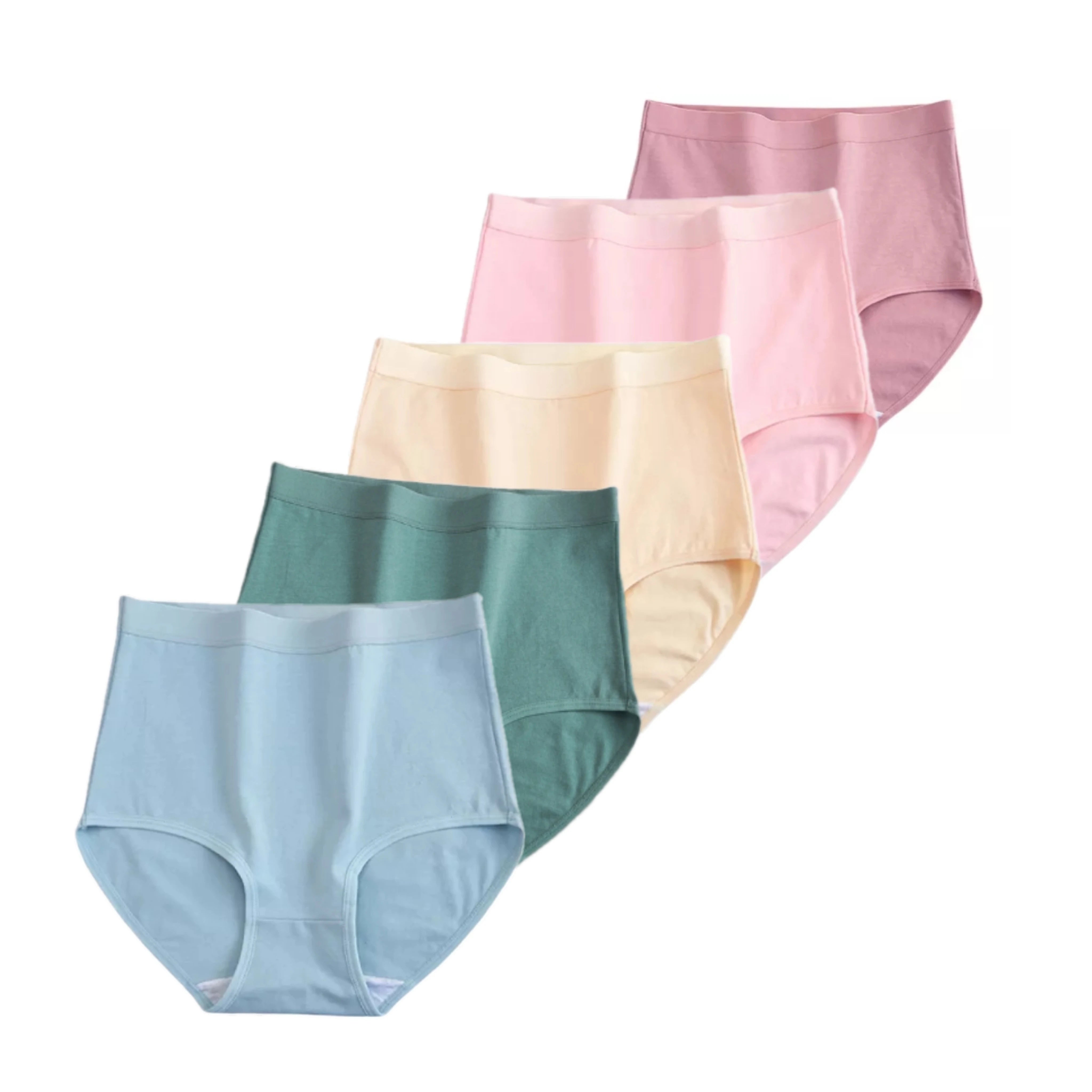High Waist Seamless No Show Knickers 5-Pack