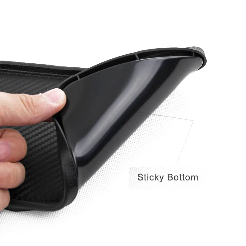 Car Front Dashboard Silicone Non-Slip Storage Catcher Pad Mat 200x128mm Auto Interior Dashboard Sticky Pad Cushion Accessories
