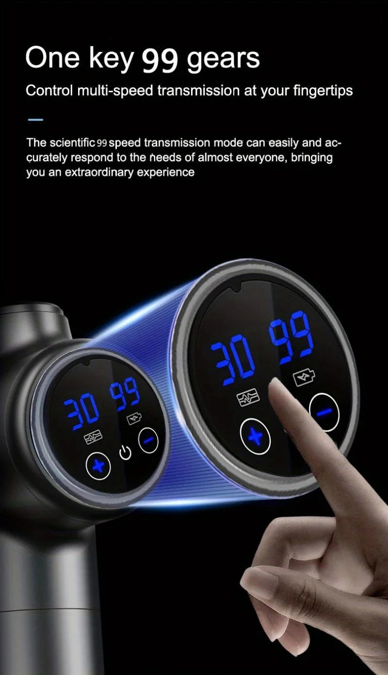 Portable Deep Tissue Fascia Massage Gun for Muscle Recovery