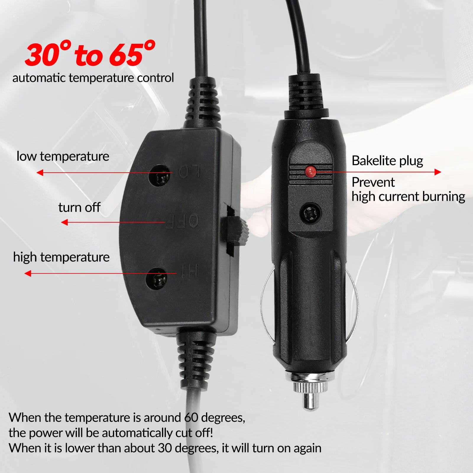 Car 2nd Row Heated Rear Seat Cover Cushion 12V 24V Universal Heater Warmer Cold Winter Pad Black Protector Accessories