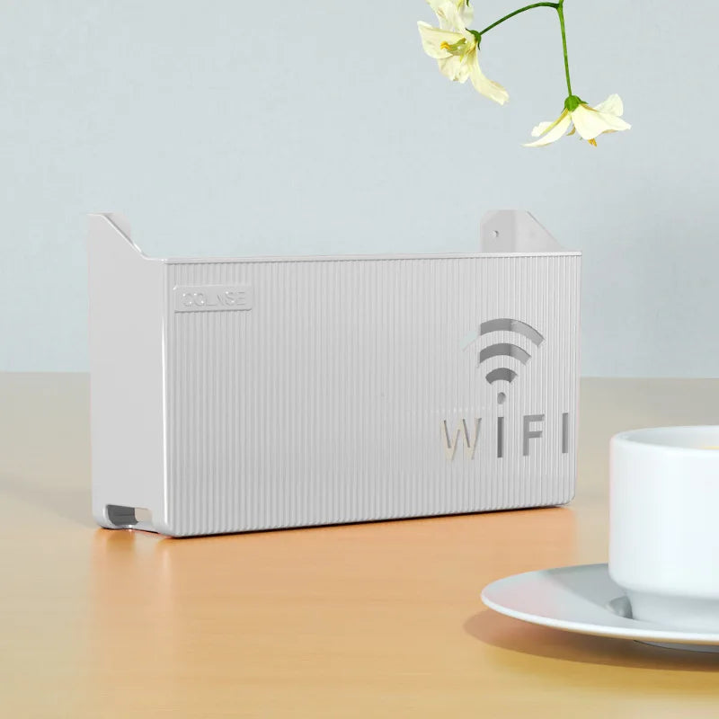 Wireless Wifi Router Shelf Storage Box Wall Hanging ABS Plastic Organizer Box Cable Power Bracelet Organizer Box Home Decor New