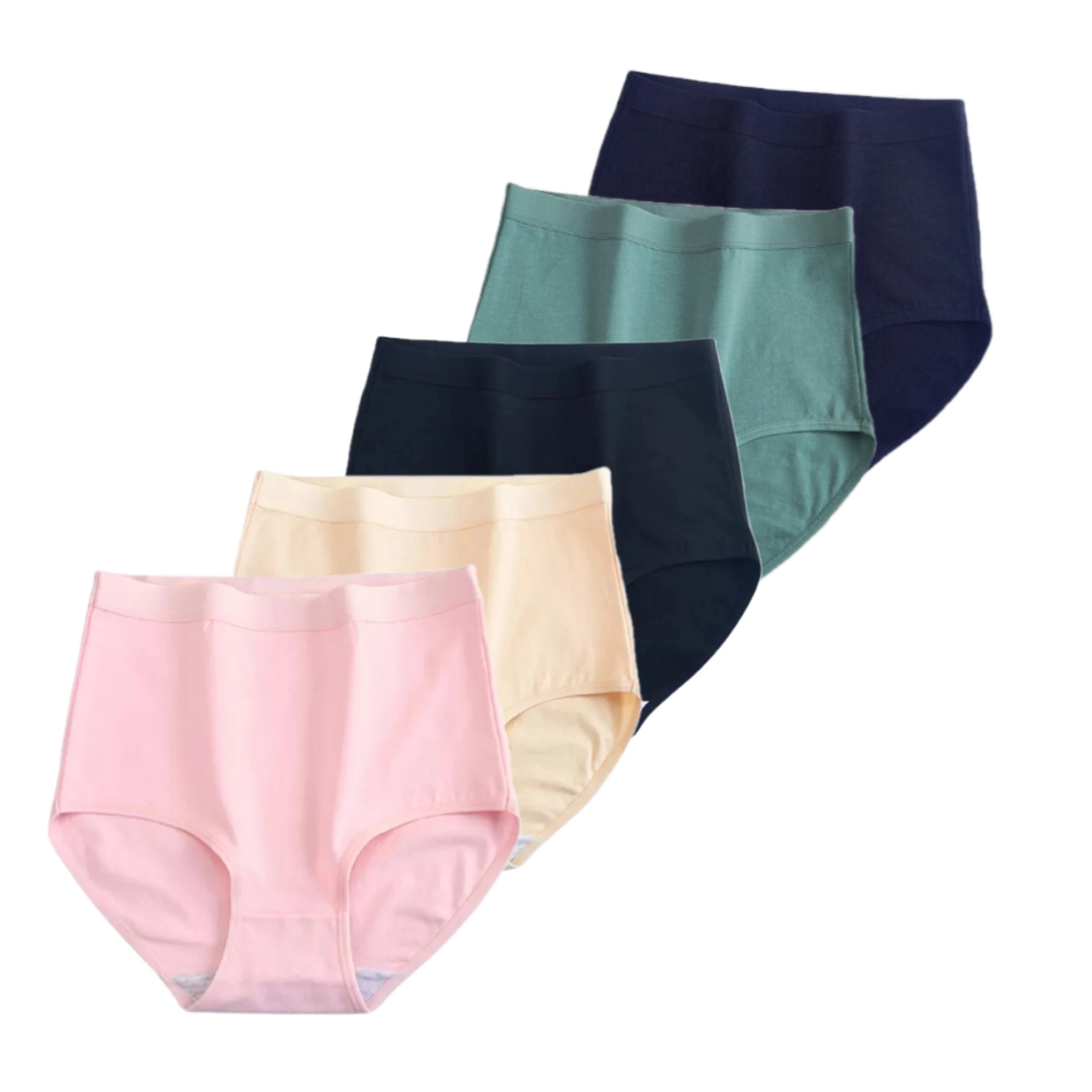 High Waist Seamless No Show Knickers 5-Pack