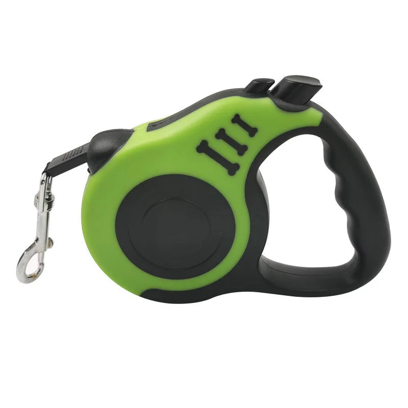 Trela Retrátil para Cão 3 Metros 5 Metros Trela para Animais de Estimação Corda de Tração Cinto Trela Automática Flexível para Cães Pequenos Médios Grandes