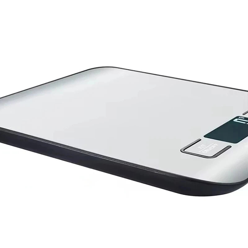 Balança Digital de Cozinha com Ecrã LED 5kg/1g Painel de Aço Inoxidável Balanças Eletrónicas Domésticas Ferramentas para Pesar Joias, Alimentos e Lanches de Cozedura