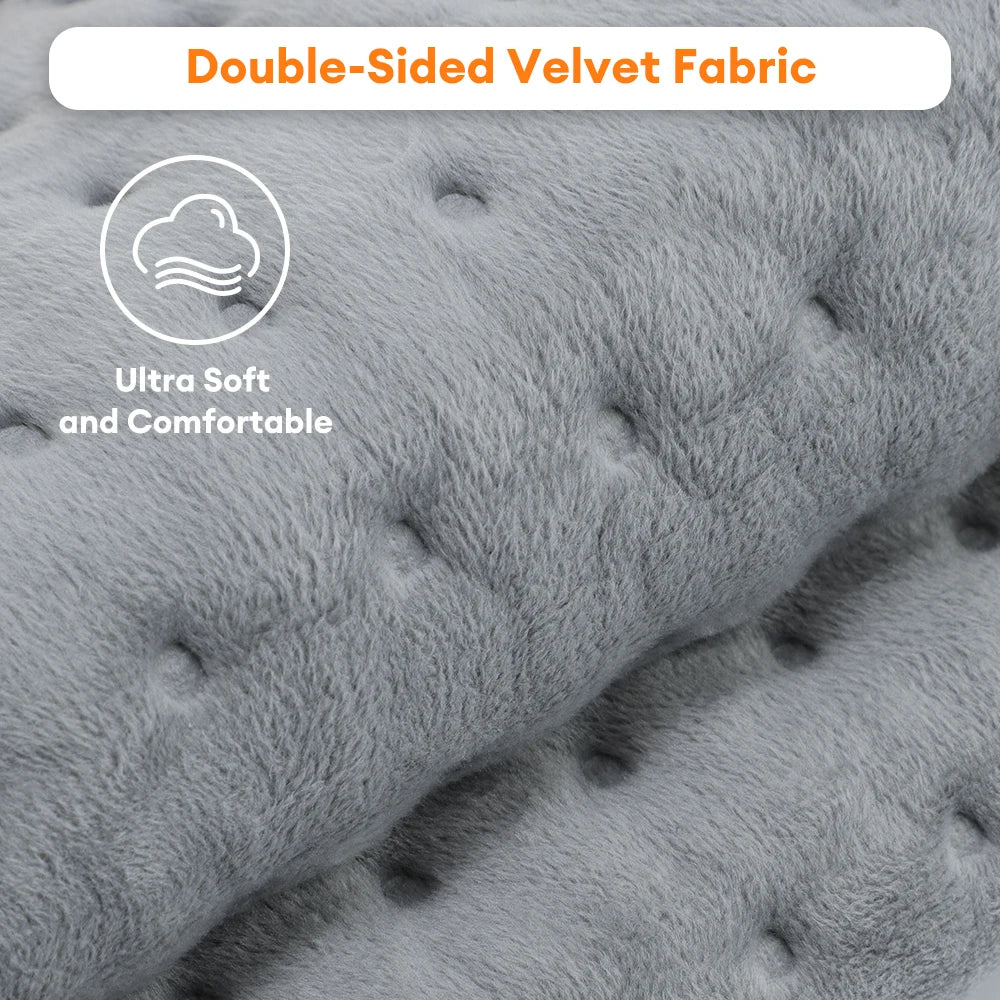 Electric Heating Pad Menstrual Period Adbomen Winter Blanket Waist Shoulder Leg Warming Mat 9 Heating & 4 Timer Home Office Use