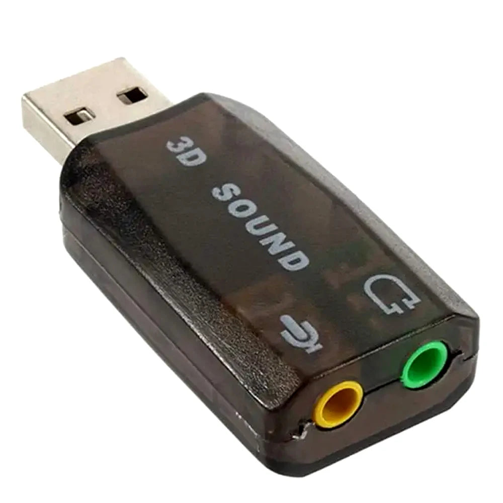 New External Usb To 3.5mm Mic Headphone Jack Stereo Headset 3d Sound Card Audio Adapter New Speaker Interface For Laptop