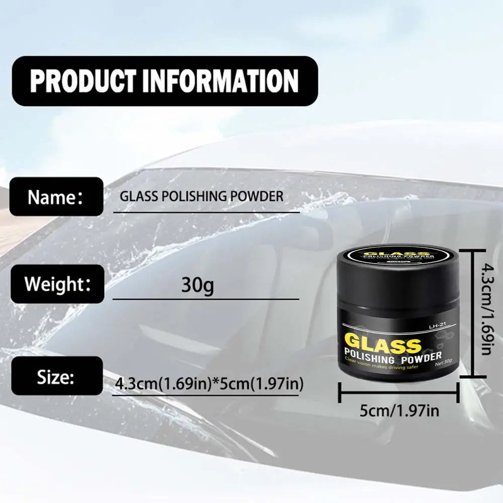 Cerium Oxide Powder For Glass Polishing Car Window And Mirror Repair Kit Car Scratch Compound Glass Oil Film Cleaner