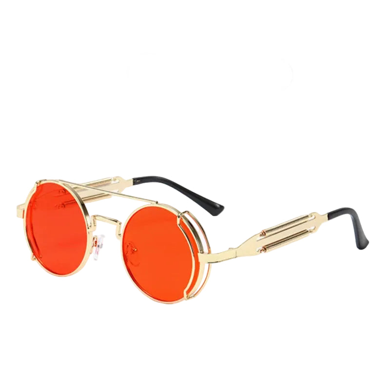 Vintage Steampunk Goggles UV400 Welding Punk Fashion Sunglasses