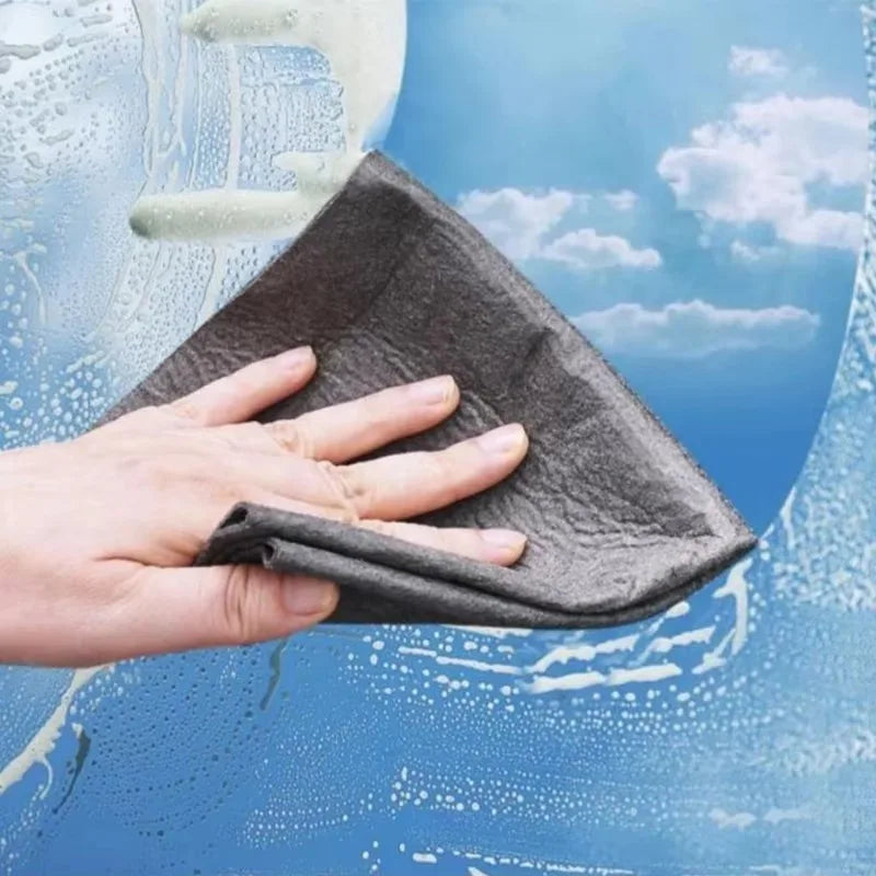 10/1PCS Thicken Magic Cleaning Cloths Super Absorbent Reusable Microfiber Windows Glass Cloth Detailing Car Drying Washing Towel