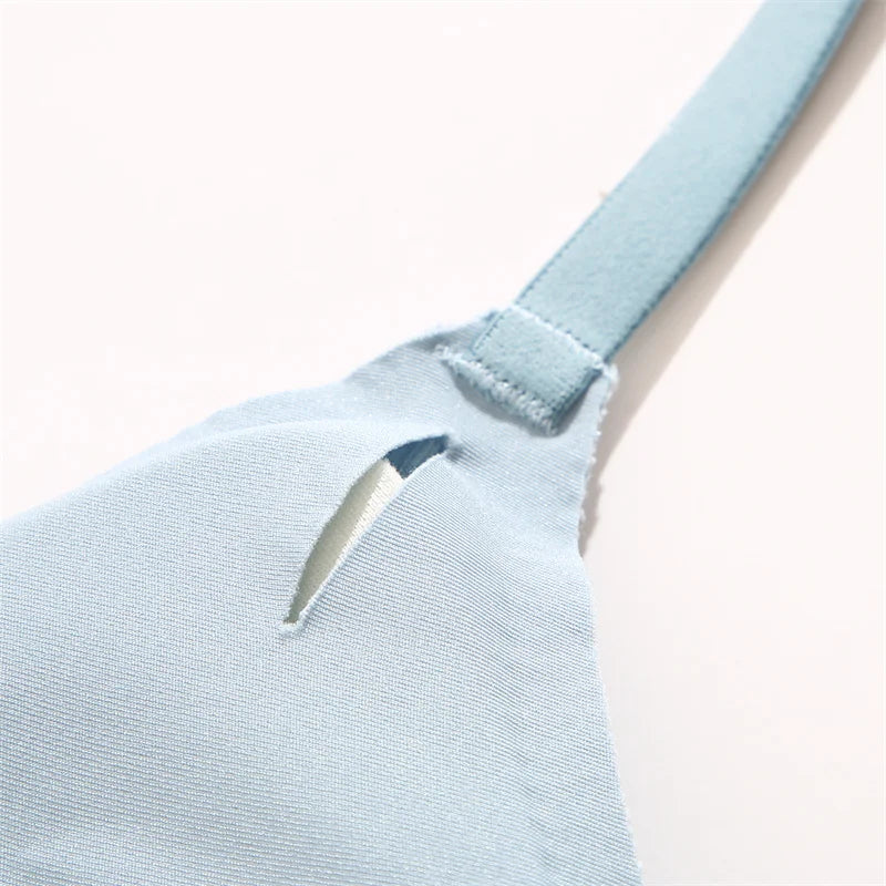 3-Pack Seamless Wire-Free Plunge Push Up Bras