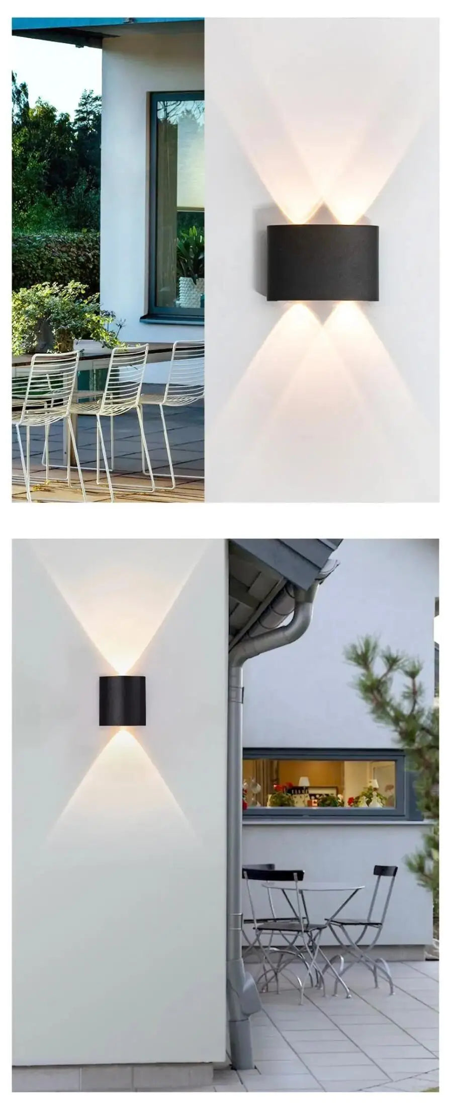 LED Wall Light Waterproof Outdoor Indoor Lighting IP65 AC86-265V 2w 4w for Garden Stair Night Light
