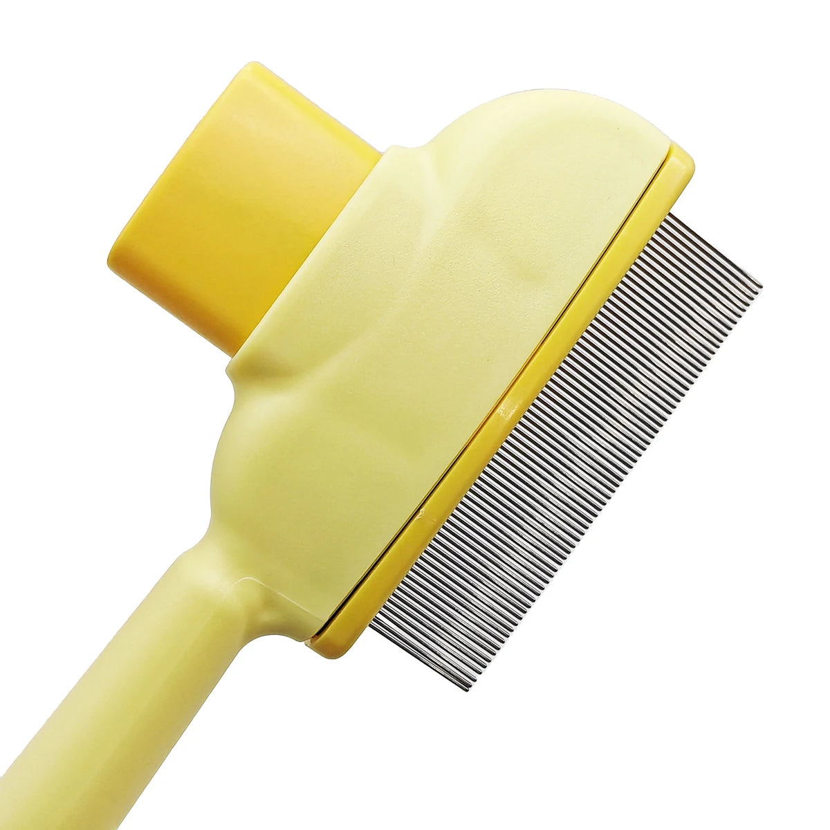 Self-Cleaning Stainless Steel Pet Grooming Brush for Dogs & Cats