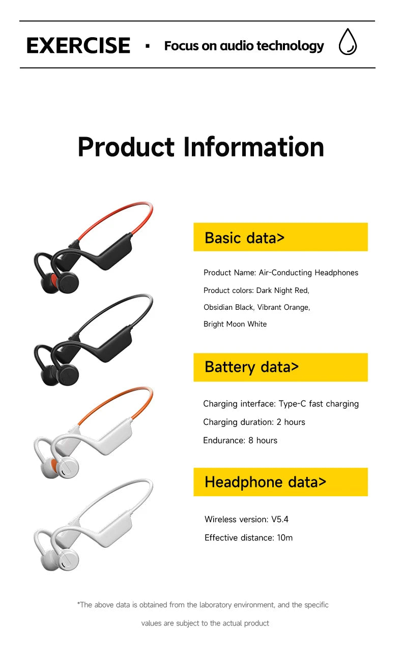 Acavity Pro IPX8 – Waterproof Swimming & Sports Bone Conduction Headphones