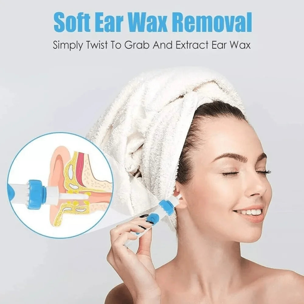 1Pc Electric Earpick for Children and Adults Ear Wax Removes Tools Protable Electric Ear Cleaner Machine Vacuum Cleaning Earwax