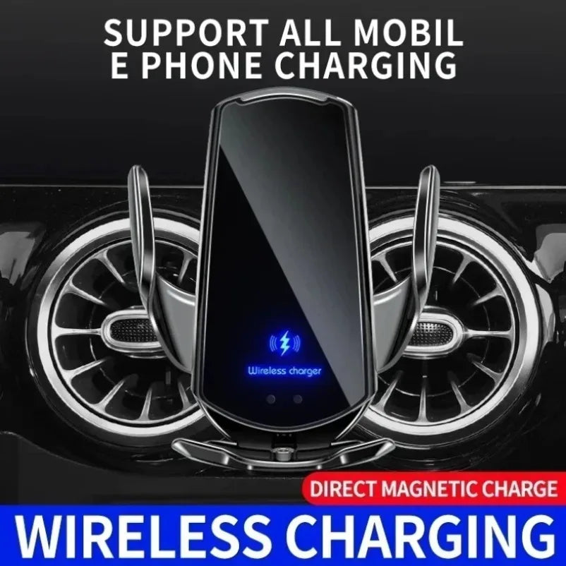 100W Car Magnetic Wireless Charger Phone Holder For iPhone 17 16 15 14 13 12 Pro Samsung Xiaomi Fast Charging Wireless Chargers