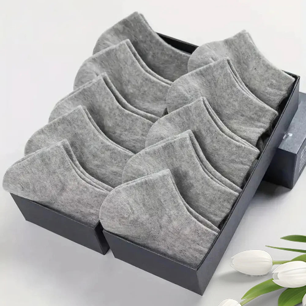Unisex Breathable Bamboo Low-Cut Deodorant Ankle Socks