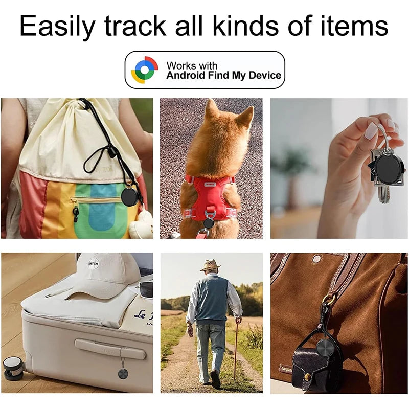 AirTag for Android Compatible Google Find My Item Finder Versatile Tracker for Keys Wallets Luggage