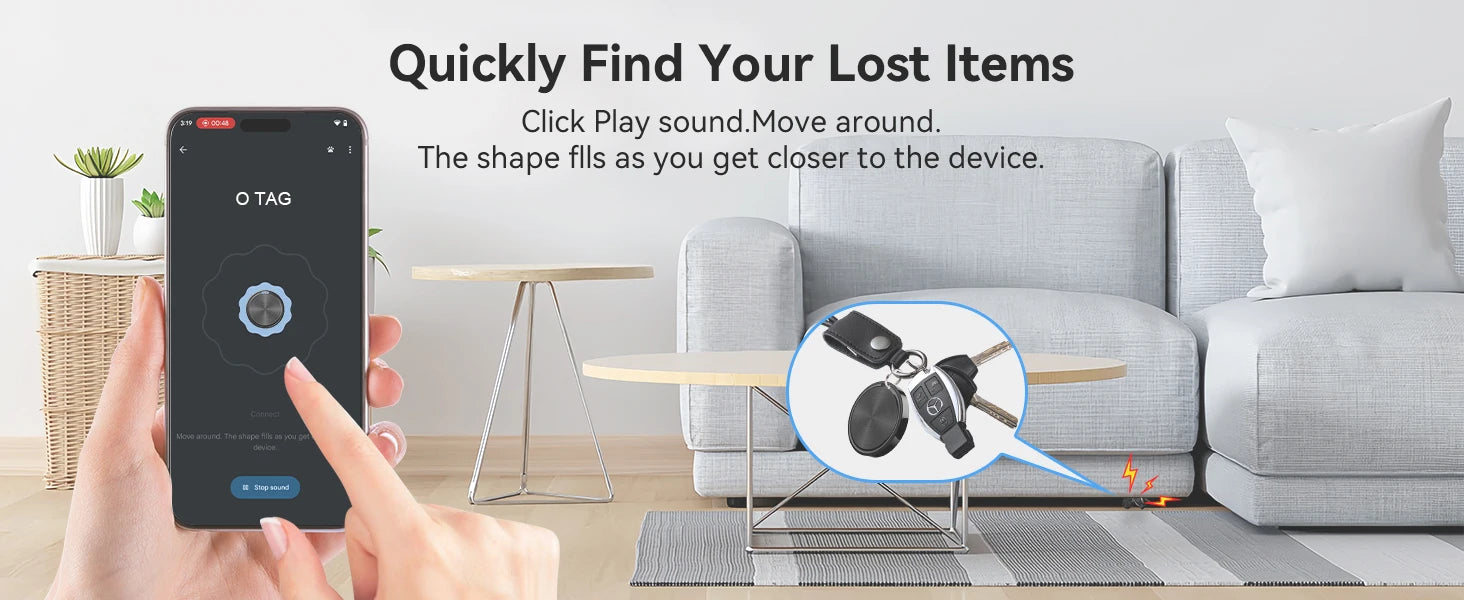 AirTag for Android Compatible Google Find My Item Finder Versatile Tracker for Keys Wallets Luggage