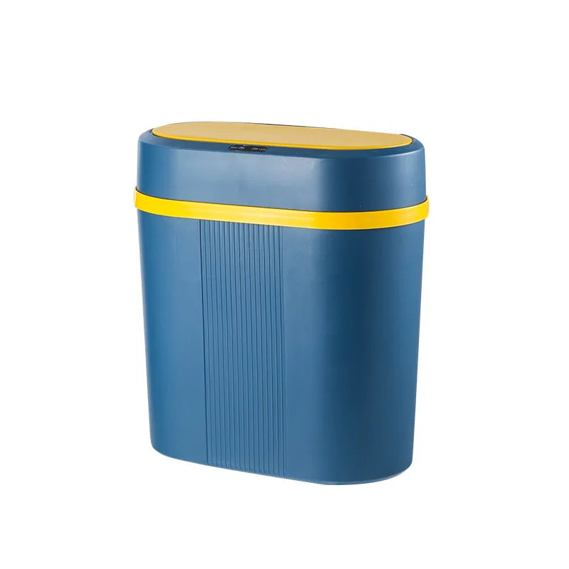 Lixeira de Cozinha de Modo Duplo de 12L Lixeira de Indução Inteligente à Prova de Água Lixeira Automática Inteligente para Casa de Banho