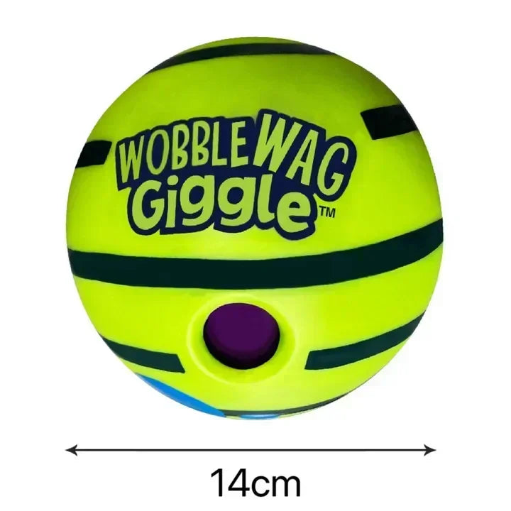 Interactive Wobble Wag Giggle Sound Emitting Glow Ball