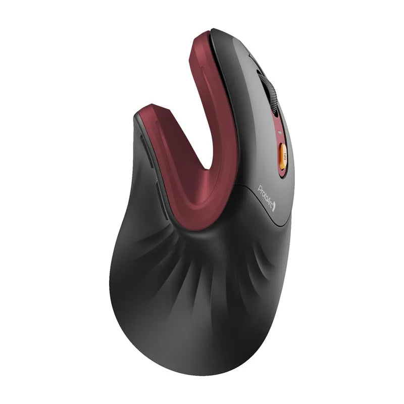 ProtoArc Ergonomic Mouse, EM11 NL Bluetooth Rechargeable Wireless Vertical Mouse 3 Multi-Device Connectivity for Computer/PC