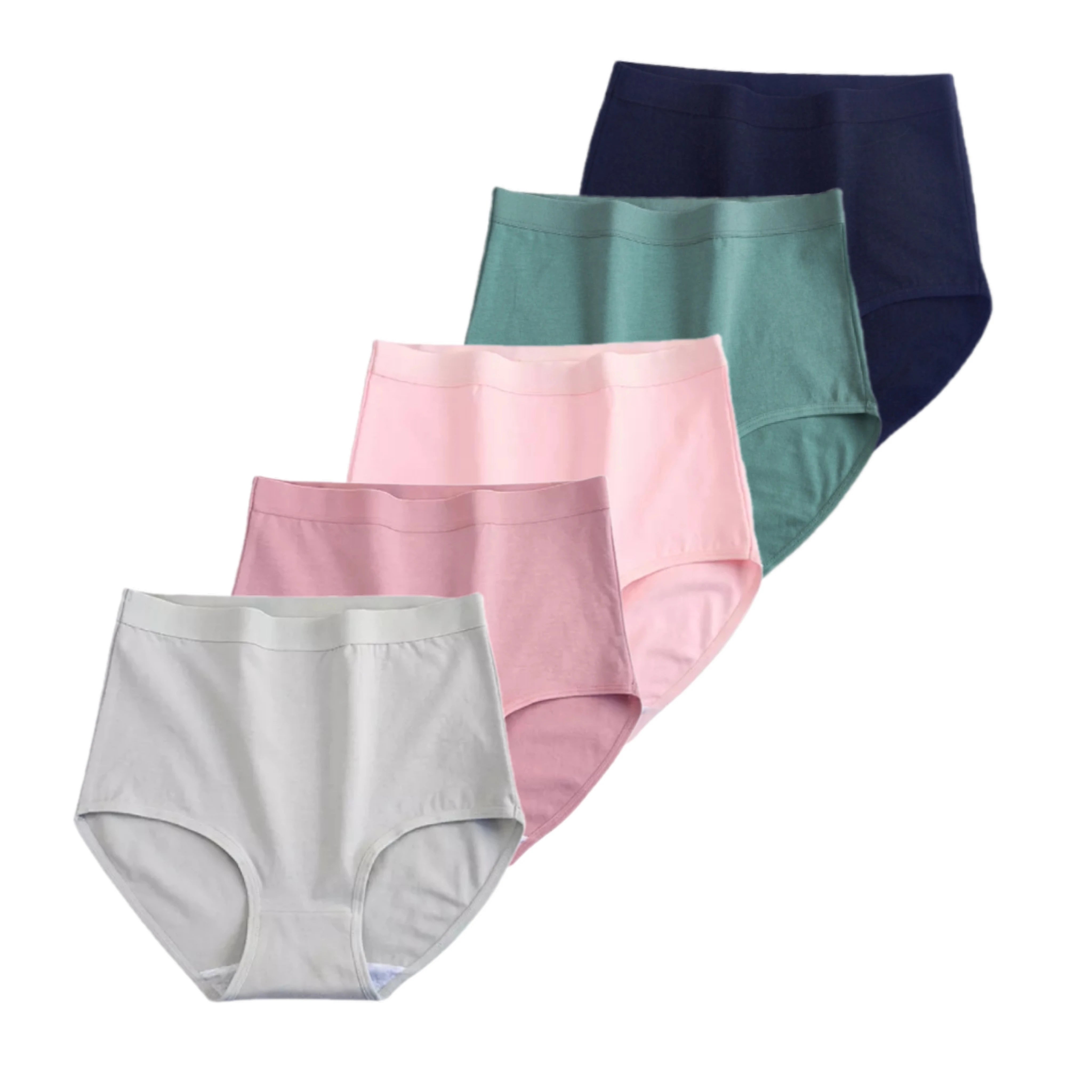 High Waist Seamless No Show Knickers 5-Pack