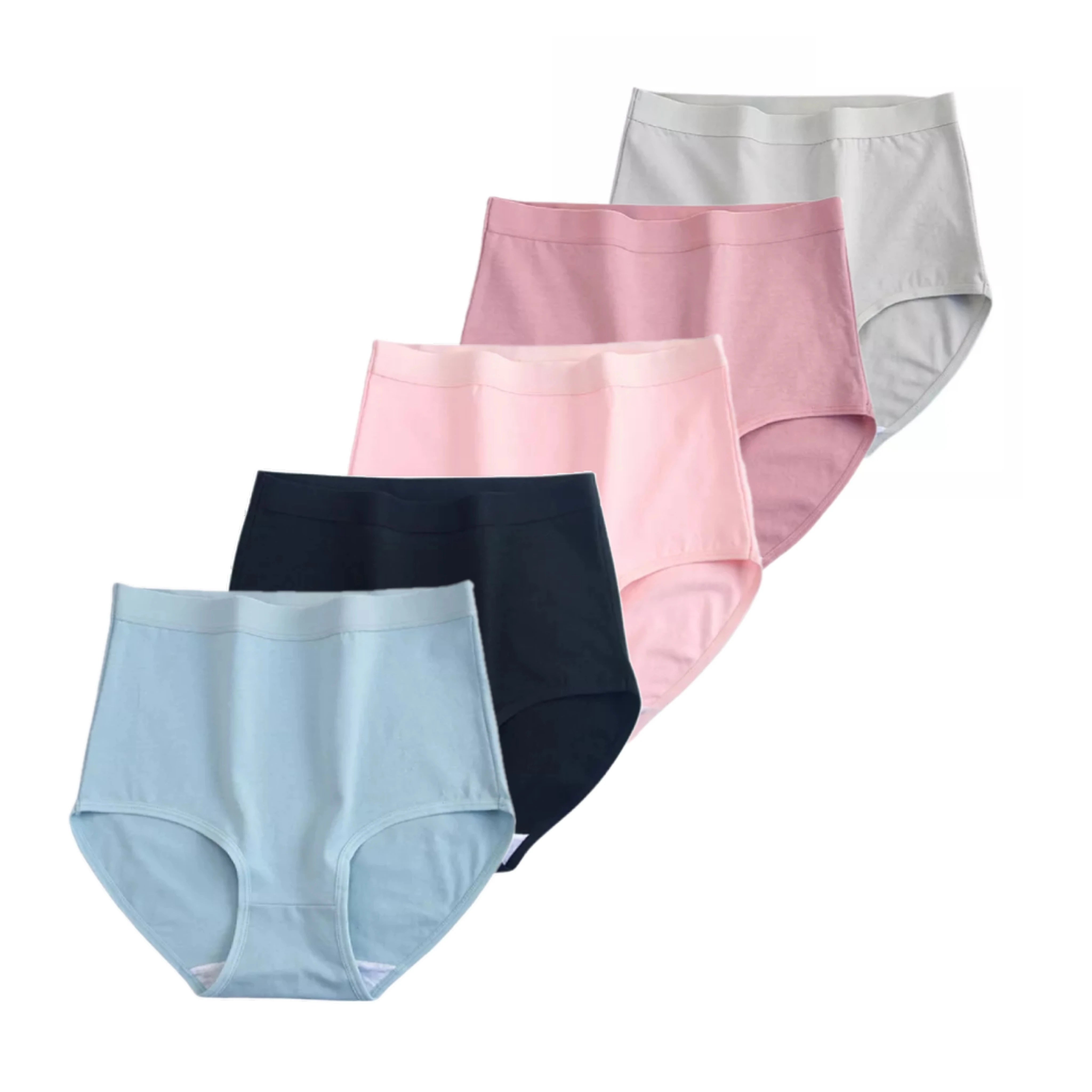 High Waist Seamless No Show Knickers 5-Pack