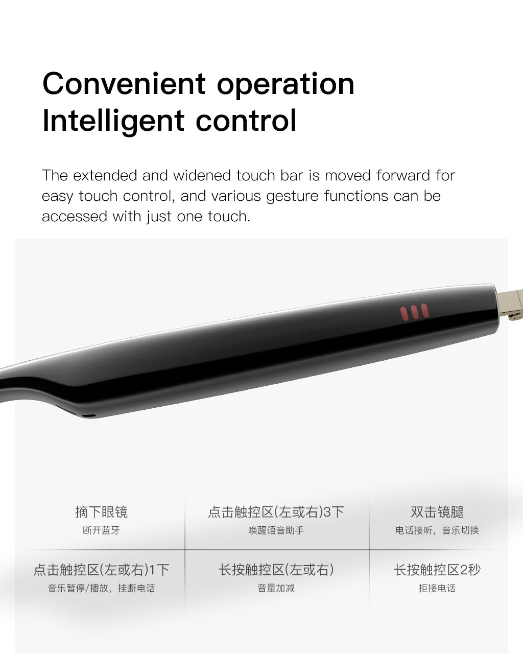 Smart Glasses with AI Translator Bluetooth Glasses Hands-Free Music & Calls Outdoor Sports Headphones for Men and Women