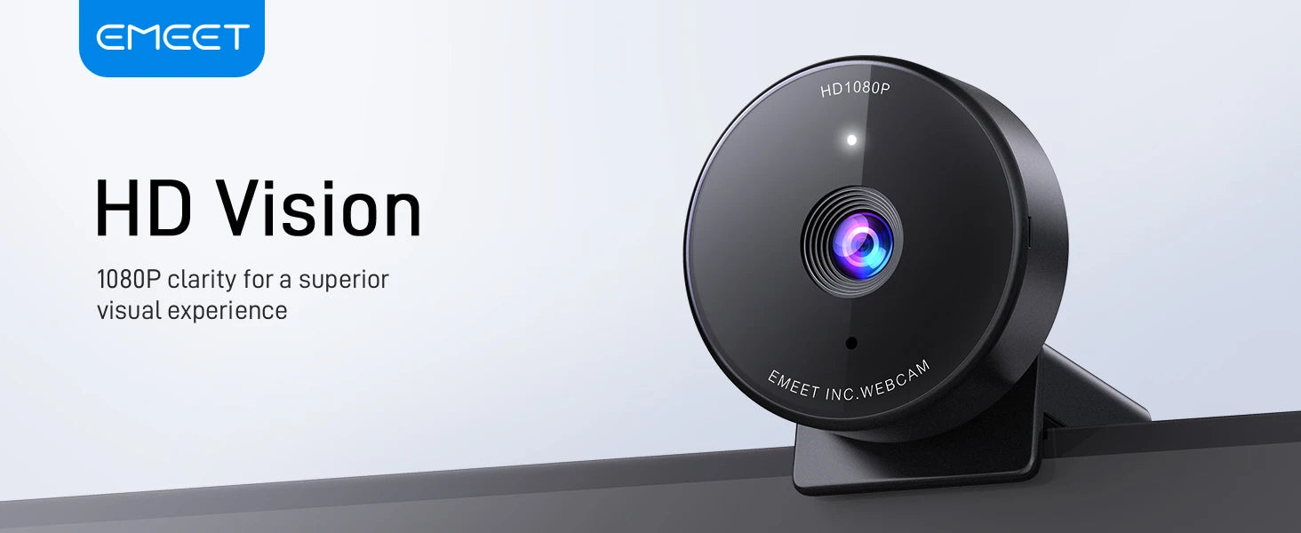 Webcam 1080P Full HD Web Camera With Microphone&Privacy Cover EMEET C950 USB Video Camera for PC&Computer/Meeting/Online Classes